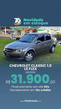 CHEVROLET CLASSIC 1.0 MPFI LS 8V FLEX 4P MANUAL